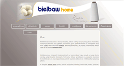 Desktop Screenshot of bielbawhome.pl