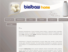 Tablet Screenshot of bielbawhome.pl